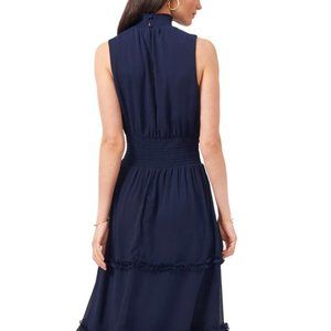 1.State Smock Neck Midi Dress